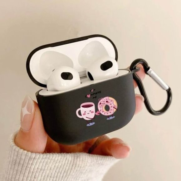 Black silicone case for AirPod 1/2 and Pro - Picture 2 of 3